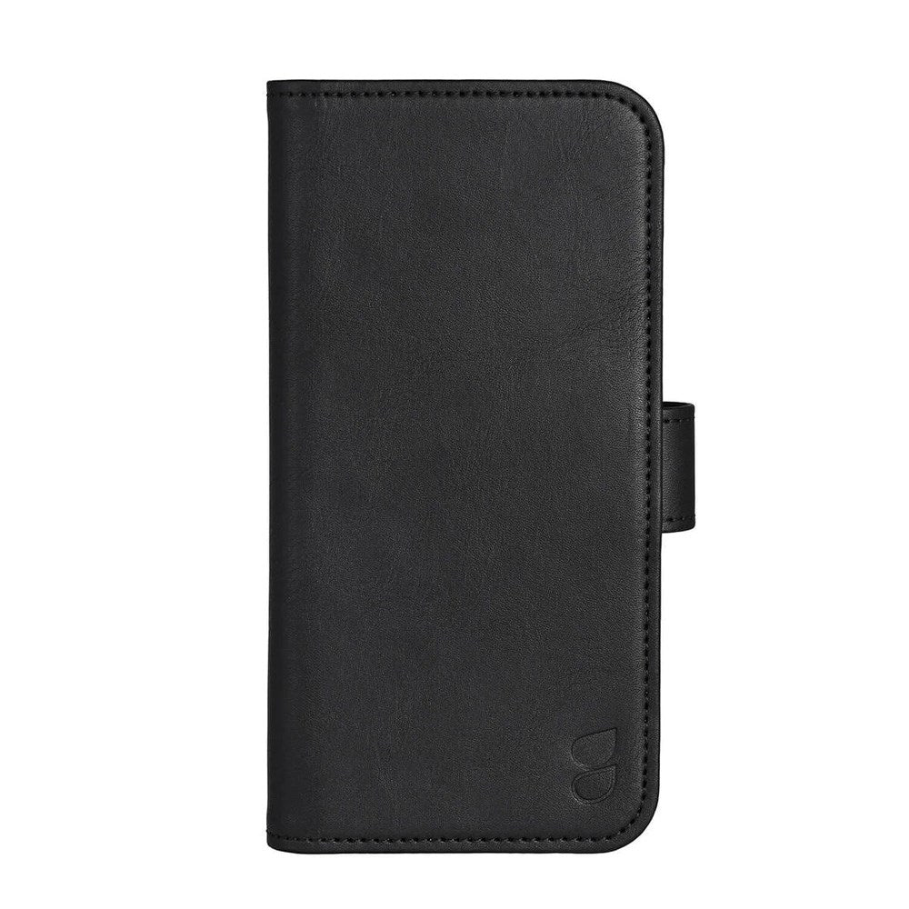 iPhone 16 Pro GEAR Læder Flip Cover 2-i-1 m. Pung 3 Kort - MagSafe Kompatibel - Sort iPhone 16 Pro GEAR Læder Flip Cover 2-i-1 m. Pung 3 Kort - MagSafe Kompatibel - Sort