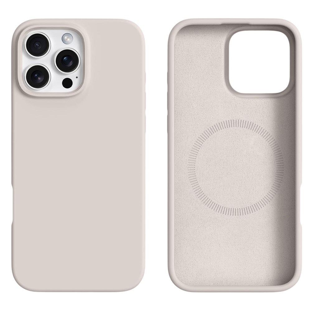 iPhone 16 Pro - EIDERWOOD 2-i-1 Silikone & Hård Plast Bagside Cover - MagSafe Kompatibel - Beige iPhone 16 Pro - EIDERWOOD 2-i-1 Silikone & Hård Plast Bagside Cover - MagSafe Kompatibel - Beige