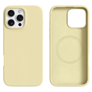 iPhone 16 Pro Max - EIDERWOOD 2-i-1 Silikone & Hård Plast Bagside Cover - MagSafe Kompatibel - Gul