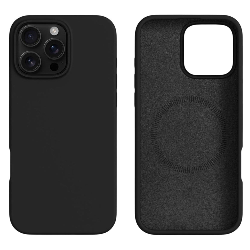 iPhone 16 Pro Max - EIDERWOOD 2-i-1 Silikone & Hård Plast Bagside Cover - MagSafe Kompatibel - Sort iPhone 16 Pro Max - EIDERWOOD 2-i-1 Silikone & Hård Plast Bagside Cover - MagSafe Kompatibel - Sort