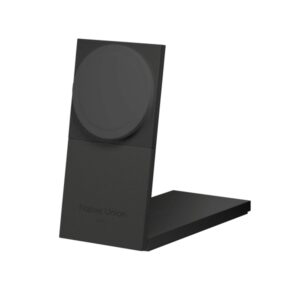 Native Union Rise 2-i-1 Qi2 trådløs oplader - 15W Qi2 trådløs oplader til to enheder kompatibel med MagSafe (sort)