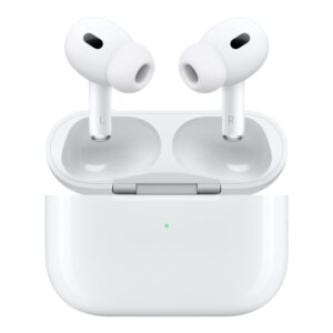 Apple | AirPods Pro - 2. Generation (2023) - Trådløse øretelefoner med mik. - aktiv støjdæmpning - hvid | Magsafe Charging Case (USB-C)