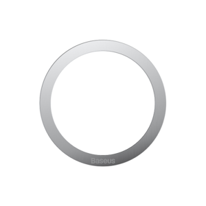 Klistermærke Magnet Ring - MagSafe Kompatibel - Sølv - 2 Stk.