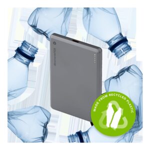 dbramante1928 re-charge - Powerbank - MagSafe - 5000 mAh - 20 Watt - Apple 2.4A, BC 1.2, PD 2.0, PD 3.0, QC 2.0, QC 3.0, PE 1.1+, PE 2.0+ - 2 output-stikforbindelser (24 pin USB-C, magnetisk) - på kabel: USB-C - grå